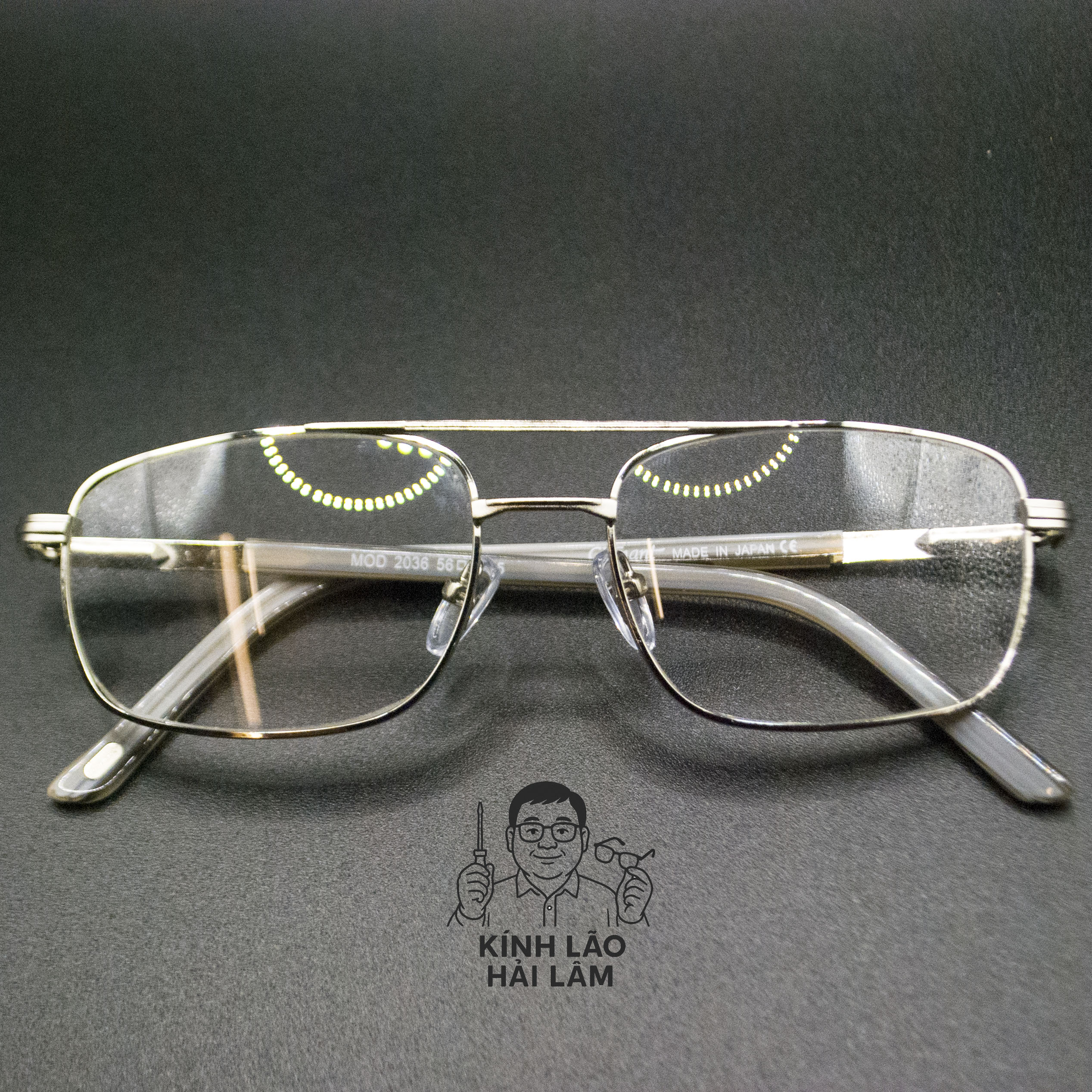 Kính lão Nhật Bản gọng phi công  : Sang trọng và chuyên nghiệp - Ảnh 2