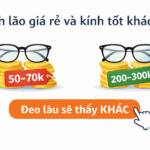 Đeo kính lão giá rẻ và kính tốt sẽ thấy khác biệt khi đeo lâu